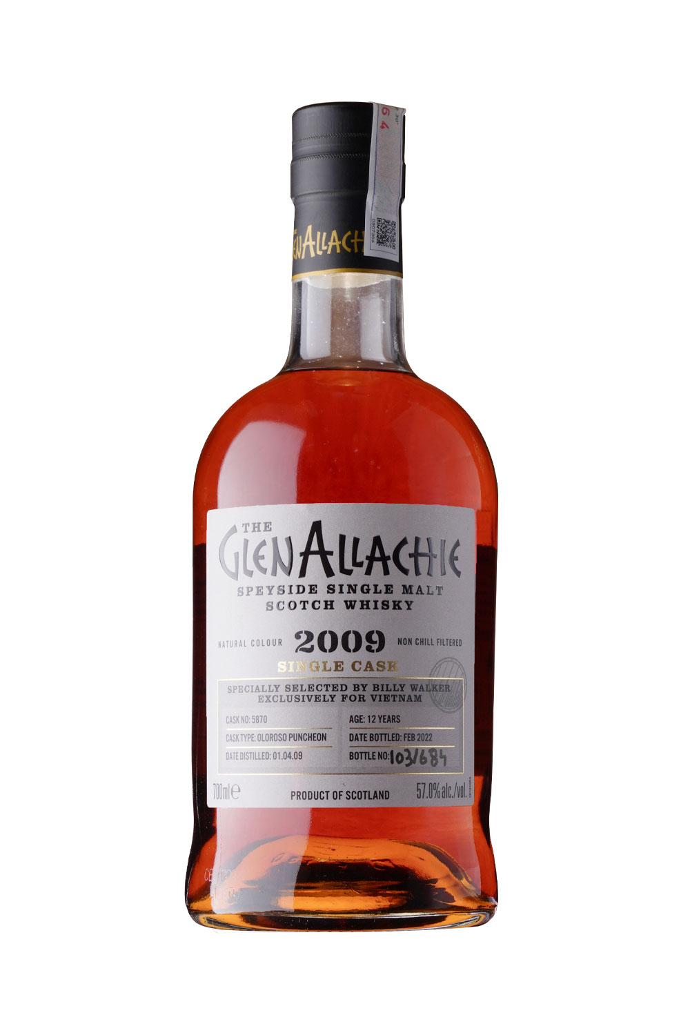 Rượu Whisky Glenallachie 2009 Cask no. 5870