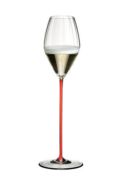 Ly Riedel High Performance Champagne Glass Red