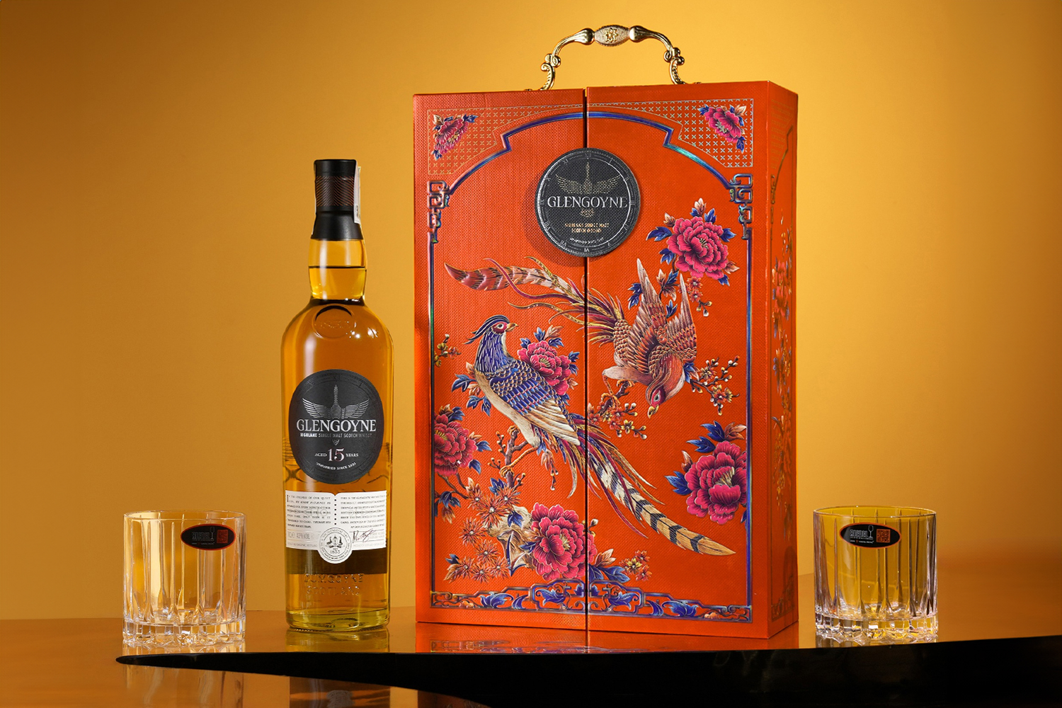 Hộp quà whisky Glengoyne 15 “Đại Cát Đại Lộc” - Tinh hoa quà tặng Tết 2025