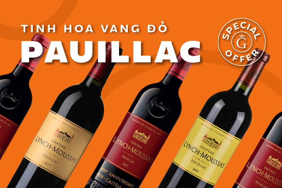 Khám phá vị vang Château Lynch Moussas với ưu đãi đặc biệt từ Grand Cru Modern Wine Bar