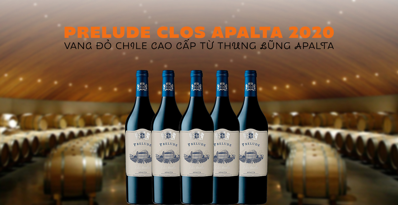 Prelude Clos Apalta 2020 - Vang đỏ Chile cao cấp từ thung lũng Apalta.