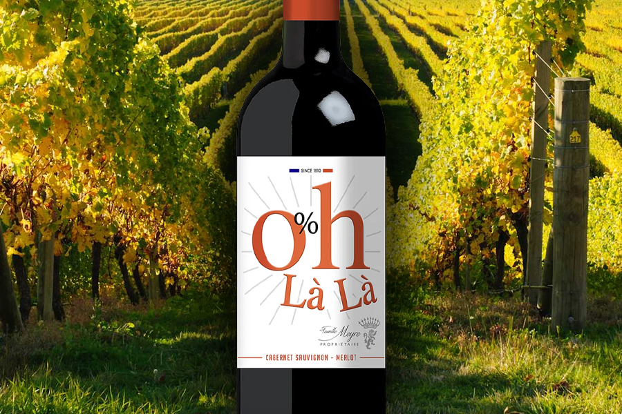 Rượu vang không cồn Oh Là Là Cabernet Sauvignon Merlot 0.0% - Hương vị Bordeaux nguyên bản vùng Haut Médoc từ nhà sản xuất Vignobles Meyre
