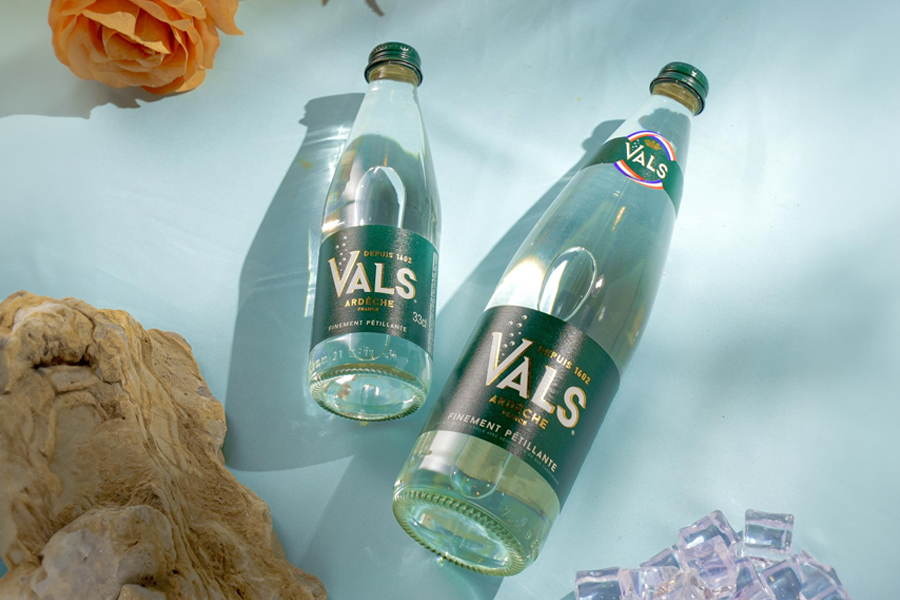 Nước khoáng Vals chứa nhiều khoáng chất thiên nhiên quý giá