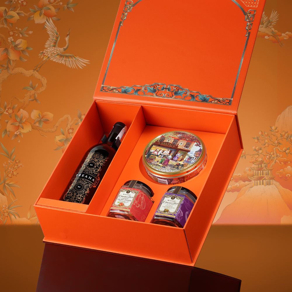Hộp Quà Tặng Tết Phát Tài Treana Red