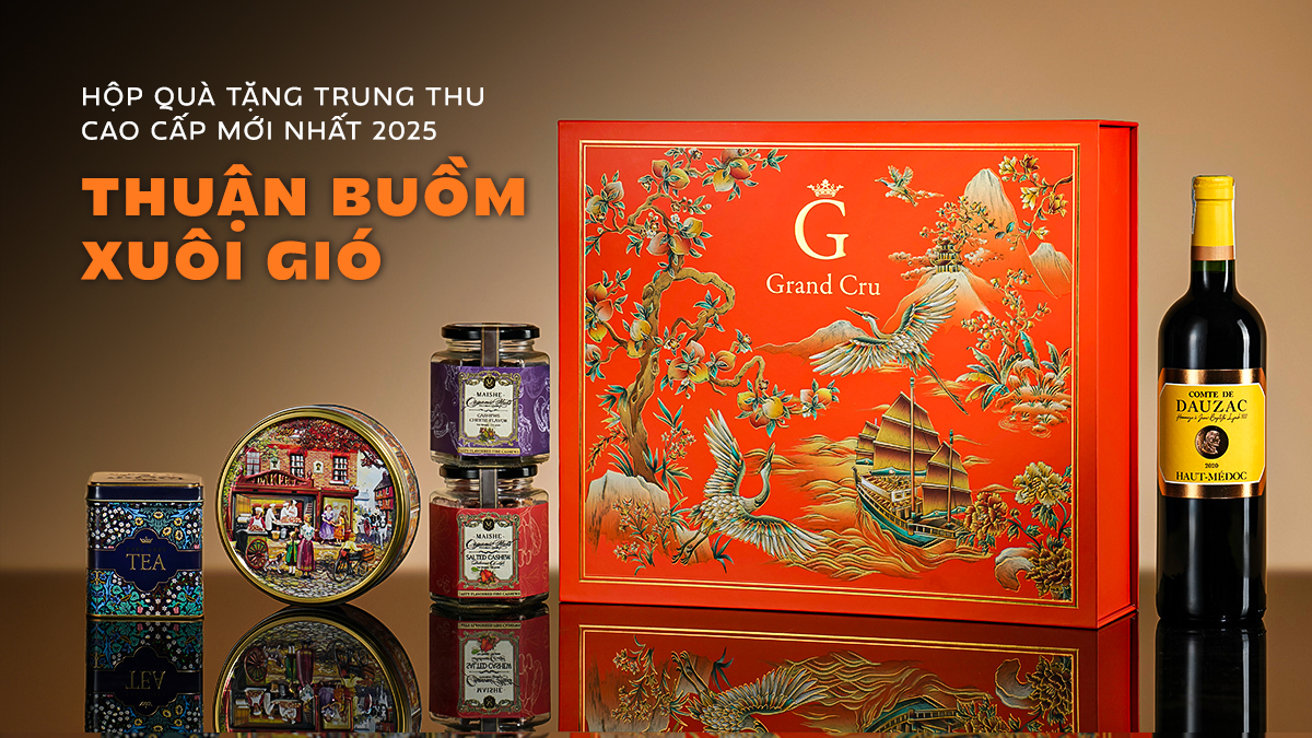 Khám Phá Hộp Quà Tặng Trung Thu Cao Cấp “Thuận Buồm Xuôi Gió” 2025 Từ Grandcru.vn