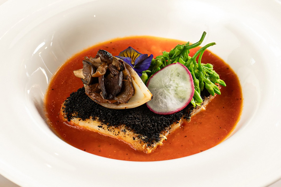 Cá Chẽm áp chảo