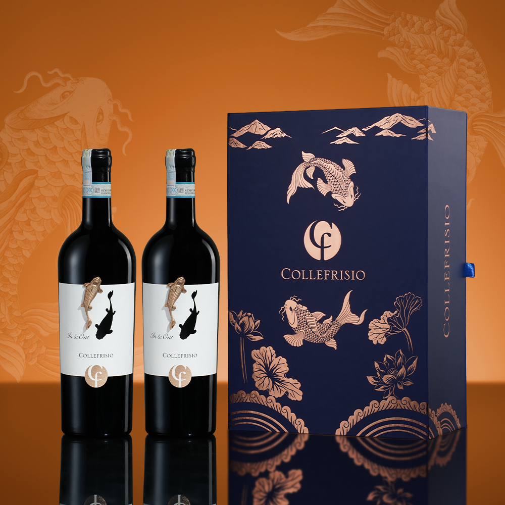 Hộp Quà Tặng Cá Chép Vàng (2 chai)