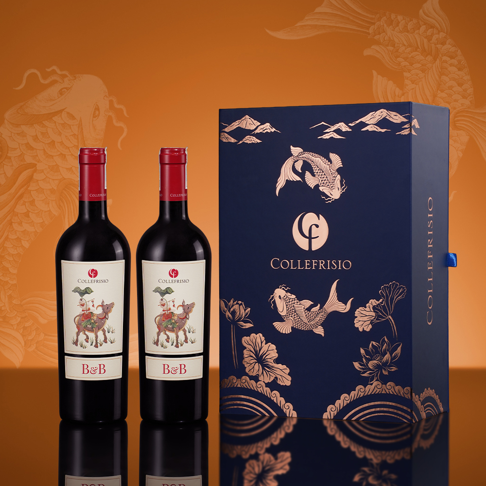 Hộp Quà Tặng CF Collefrisio B&B (2 chai)