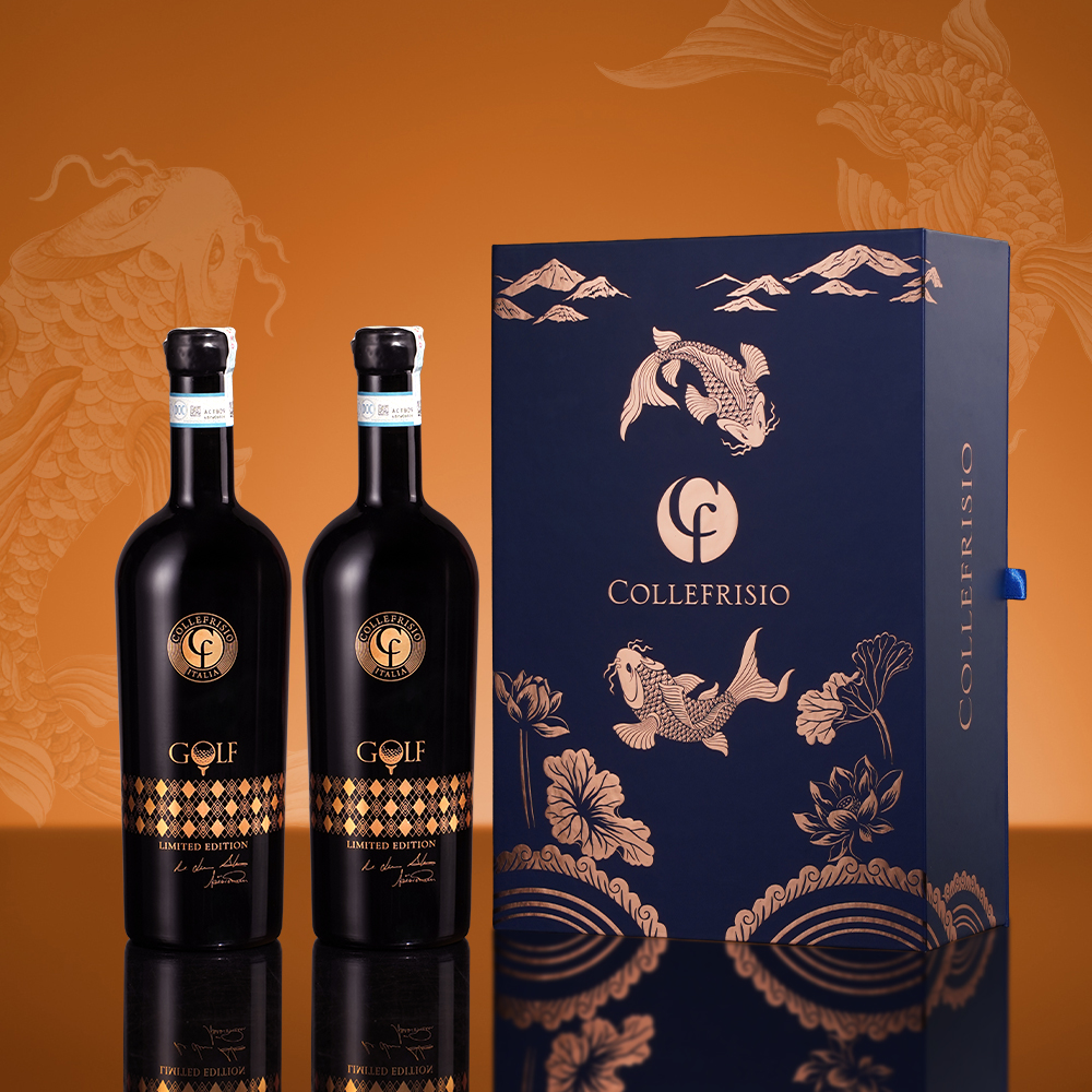 Hộp Quà Tặng CF Collefrisio Golf Montepulciano d'Abruzzo (2 chai)
