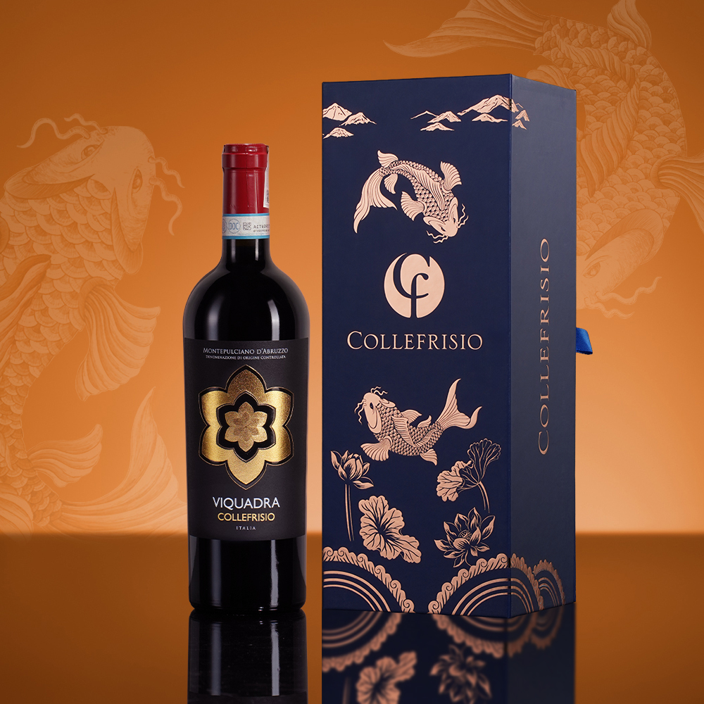 Hộp Quà Tặng CF Collefrisio Viquadra Montepulciano d'Abruzzo (1 chai)