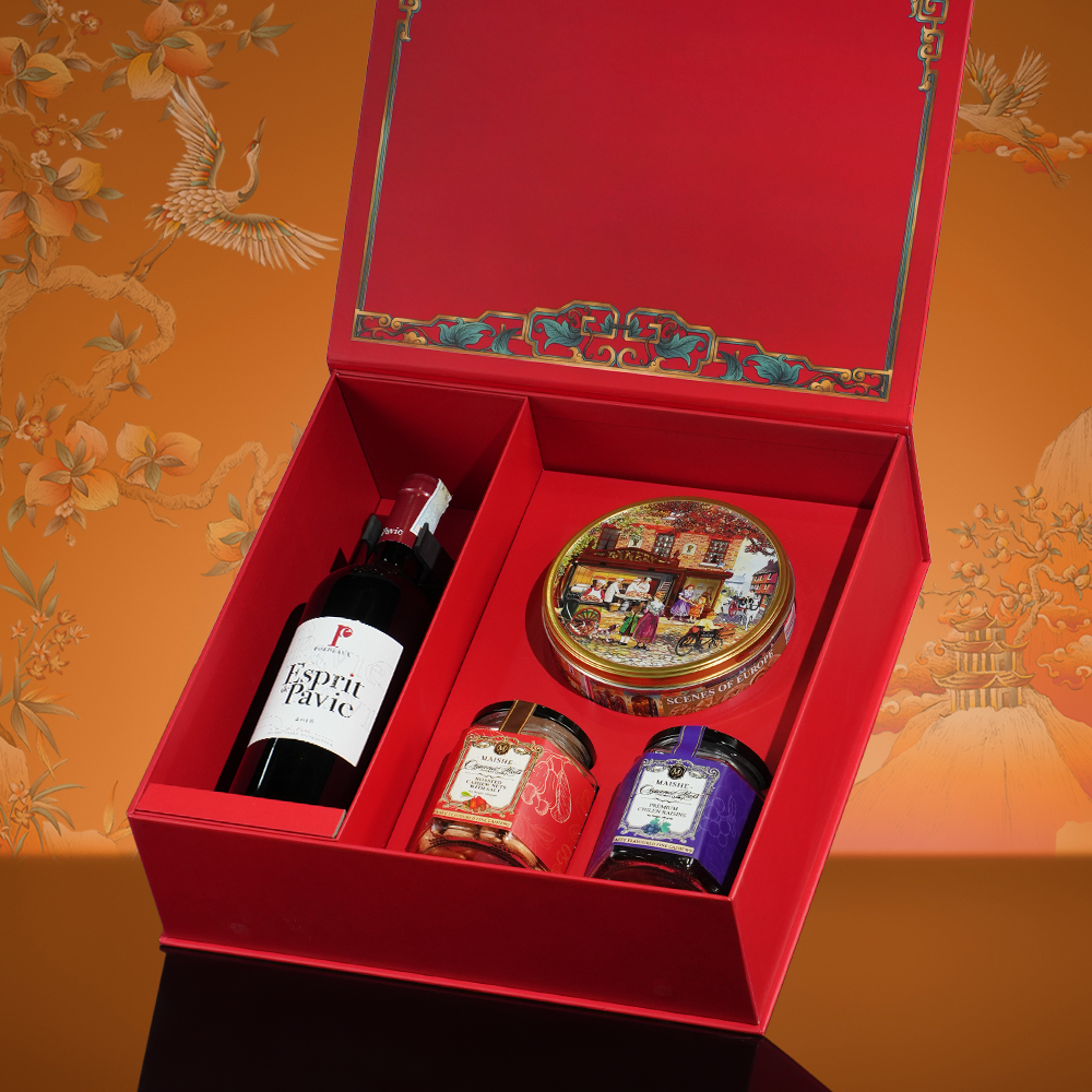Hộp Quà Tặng Phát Tài Esprit De Pavie 2018