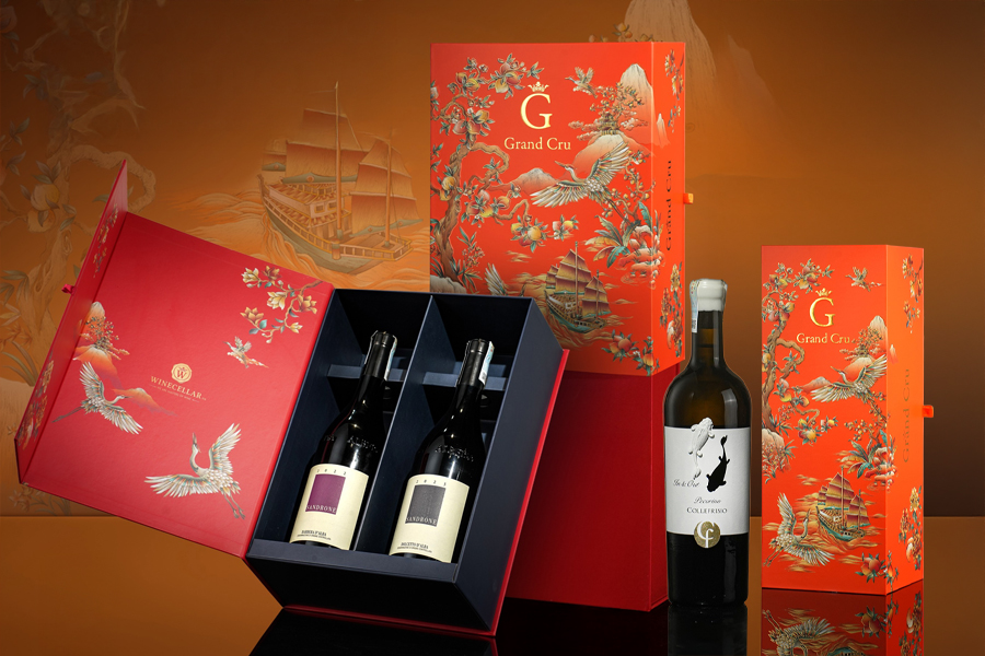 Hộp Quà Tặng 1-2 Chai Rượu Vang