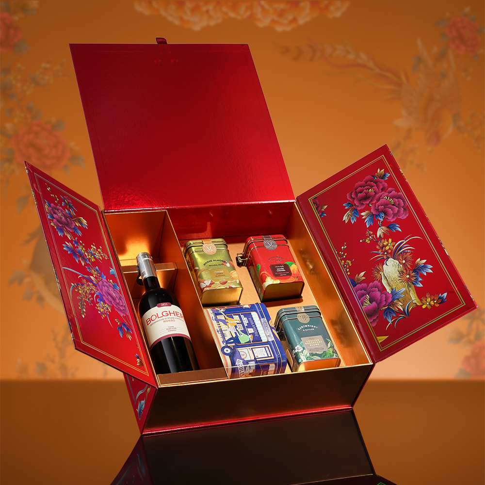 Hộp Quà Tặng Đại Cát Đại Lộc - Vang Ý Grattamacco Bolgheri Rosso